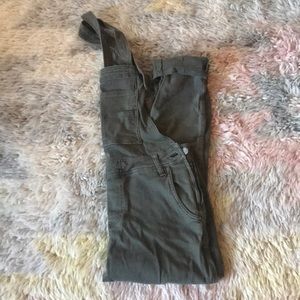 Olive Free People Overalls
